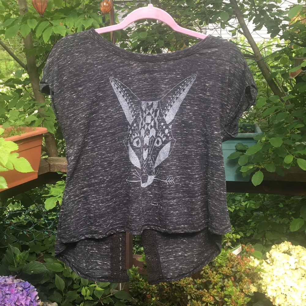 Black and White Hollister T-shirt